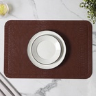 Салфетки сервировочные на стол Magistro, 2 шт., 30×45 см, коричневые - Фото 6