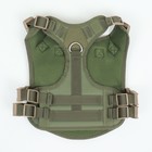 Жилет разгрузочный для собак (вес 40-60 кг), размер M (ДС 30, ОГ 60-80, ОШ 50-68 см), хаки - фото 23693736