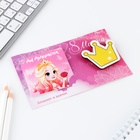 Подарочный набор: блокнот и значок «Принцесса» - фото 9033662