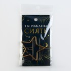 Заколка для волос формовая «Ты рождена сиять», 6×2 см - Фото 6