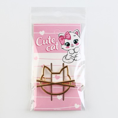 Заколка для волос Cute cat