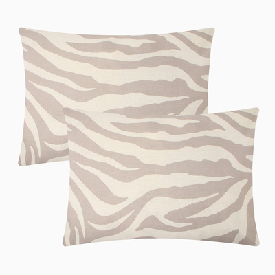 Комплект наволочек «Этель» Beige zebra, 50×70 см, 2 шт., бязь, хлопок 100%