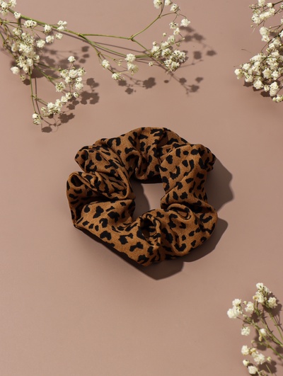 Резинка для волос QF «Орбита», элит пятнышки, 8 см, МИКС