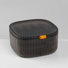Органайзер для хранения украшений «Лео» 3 уровня, 32 ячейки, 15×15×7,5 см, цвет коричневый - фото 9033921