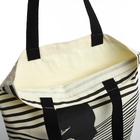 Сумка текстильная шопер без застёжки, с принтом, 35×0.5×40 см, бежевая - Фото 4