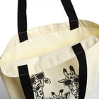 Сумка текстильная шопер без застёжки, 35×0.5×40 см, бежевый - Фото 4