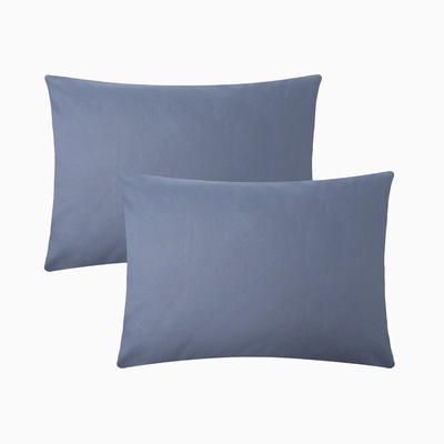 Комплект наволочек Этель, цв. синий, 50х70 см - 2 шт, поплин