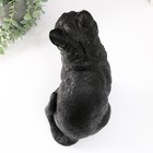 Копилка  "Кошка Черная окраска" высота 31,5 см, ширина 16 см, длина 24 см. - фото 9126189