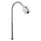 Излив для смесителя ZEIN, 3/4", гибкий, 2-х режимный аэратор, нержавеющая сталь, хром - Фото 4