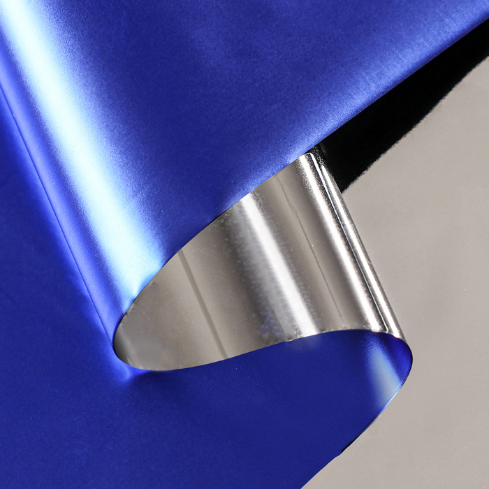 Плёнка упаковочная матовая, 70 х 100 см, синий - Фото 1