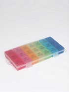 Таблетница - органайзер «Неделька», съёмные ячейки, утро/день/вечер, 19.2×8.5×2.1 см, 7 контейнеров по 3 секции, разноцветная - Фото 4