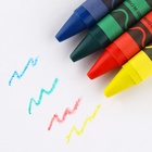 Подарочный набор «23 февраля», блокнот А6, карандаши (2 шт.) и восковые мелки (4 шт.) - Фото 7