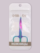 Ножницы маникюрные, прямые, широкие, 8.8 см, цвет хамелеон - Фото 6