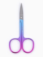 Ножницы маникюрные, загнутые, широкие, 8.8 см, цвет хамелеон - Фото 1