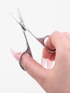 Ножницы маникюрные PREMIUM SATIN, загнутые, узкие, 9.5 см, на блистере - Фото 5