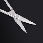 Ножницы маникюрные «Premium», загнутые, узкие, 9,5 см, на блистере, цвет серебристый - Фото 8