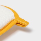 Мочалка детская для купания Доляна «Лиса», 12×8 см, МИКС - Фото 5