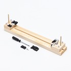 Набор для плетения из паракорда, 6 предметов, с деревянным станком, иглами, фастексами - Фото 2