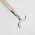 Съемник для одежды L=100, вилка 8×6 см, дерево, бежевый - Фото 2