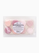 Спонжи для макияжа, набор - 8 шт., увеличиваются при намокании, розовые - Фото 5