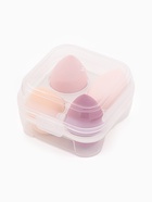 Спонжи для макияжа, набор - 4 шт., увеличиваются при намокании, розовые - Фото 4