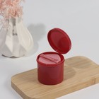 Спонжи для макияжа STRAWBERRY, набор - 7 шт., d=5.5 см, с держателем, в футляре, розовые - Фото 9