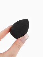 Спонж для макияжа «Капля», 6×4 см, увеличивается при намокании, в футляре, чёрный - Фото 3
