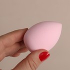 Спонж для макияжа «Капля», 6 × 4 см, увеличивается при намокании, в футляре, цвет нежно-розовый - Фото 12