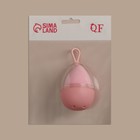 Спонж для макияжа «Капля», 6×4 см, увеличивается при намокании, в футляре, нежно-розовый - Фото 13