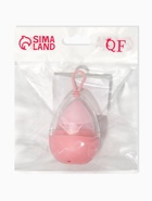 Спонж для макияжа «Капля», 6×4 см, увеличивается при намокании, в футляре, нежно-розовый - Фото 4