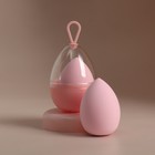 Спонж для макияжа «Капля», 6 × 4 см, увеличивается при намокании, в футляре, цвет нежно-розовый - Фото 7