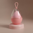 Спонж для макияжа «Капля», 6×4 см, увеличивается при намокании, в футляре, нежно-розовый - Фото 9