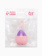 Скошенный спонж для макияжа «Капля», 6×4 см, увеличивается при намокании, в футляре, фиолетовый - Фото 4