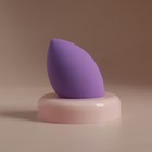 Скошенный спонж для макияжа «Капля», 6 × 4 см, увеличивается при намокании, в футляре, цвет фиолетовый - Фото 8