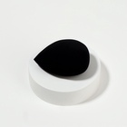 Спонж для макияжа «Капля», 6×4 см, увеличивается при намокании, чёрный - Фото 4