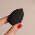 Спонж для макияжа «Капля», 6 × 4 см, увеличивается при намокании, цвет чёрный - Фото 7