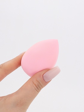Спонжи для макияжа, набор - 2 шт., 6×4 см, увеличиваются при намокании, цвет розовый