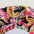 Веер пластик, текстиль "Узор: китайские огурцы" МИКС 23 см 9937089