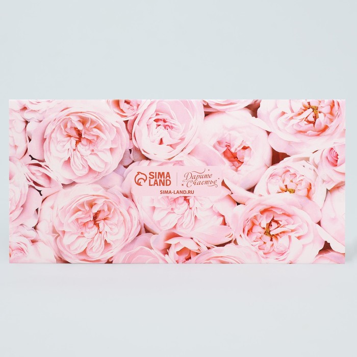 Коробка для капкейка «Розовые цветы», 16 х 8 х 11.5 см