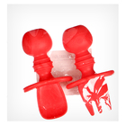 Набор детских столовых приборов, вилка, ложка, цвет красный - фото 4419822