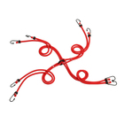 Резинка для крепления багажа "Паук" 100 см, d8 мм, металлические крючки, набор 4 шт - Фото 2