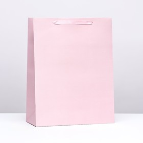 Пакет ламинированный «Розовый», L 31 × 40 × 14 см