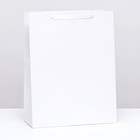 Пакет ламинированный «Белый», L 31 × 40 × 14 см - фото 321084440