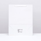 Пакет ламинированный «Белый», L 31 × 40 × 14 см - Фото 2