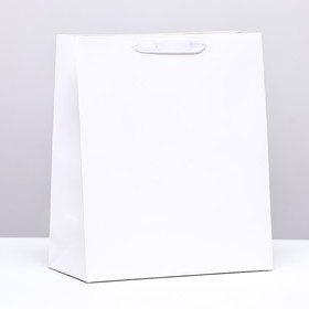 Пакет ламинированный «Белый», ML 23 × 27 × 11.5 см