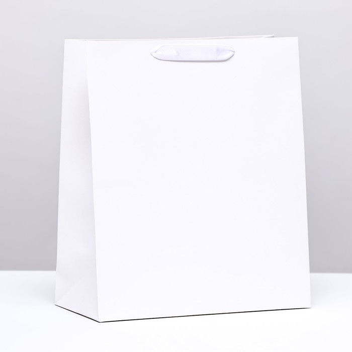Пакет ламинированный «Белый», ML 23 × 27 × 11.5 см - Фото 1