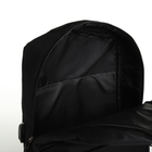 Рюкзак городской с USB из текстиля на молнии, 2 кармана, цвет чёрный - фото 11162837