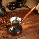 Турка для кофе, 390 мл, цельная, медь - Фото 1