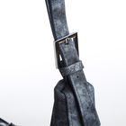 Сумка женская, багет, на молнии, цвет синий - фото 23689378