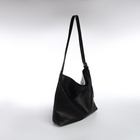 Сумка - мешок женская на магните, 31×8.5×30 см, чёрная - Фото 5